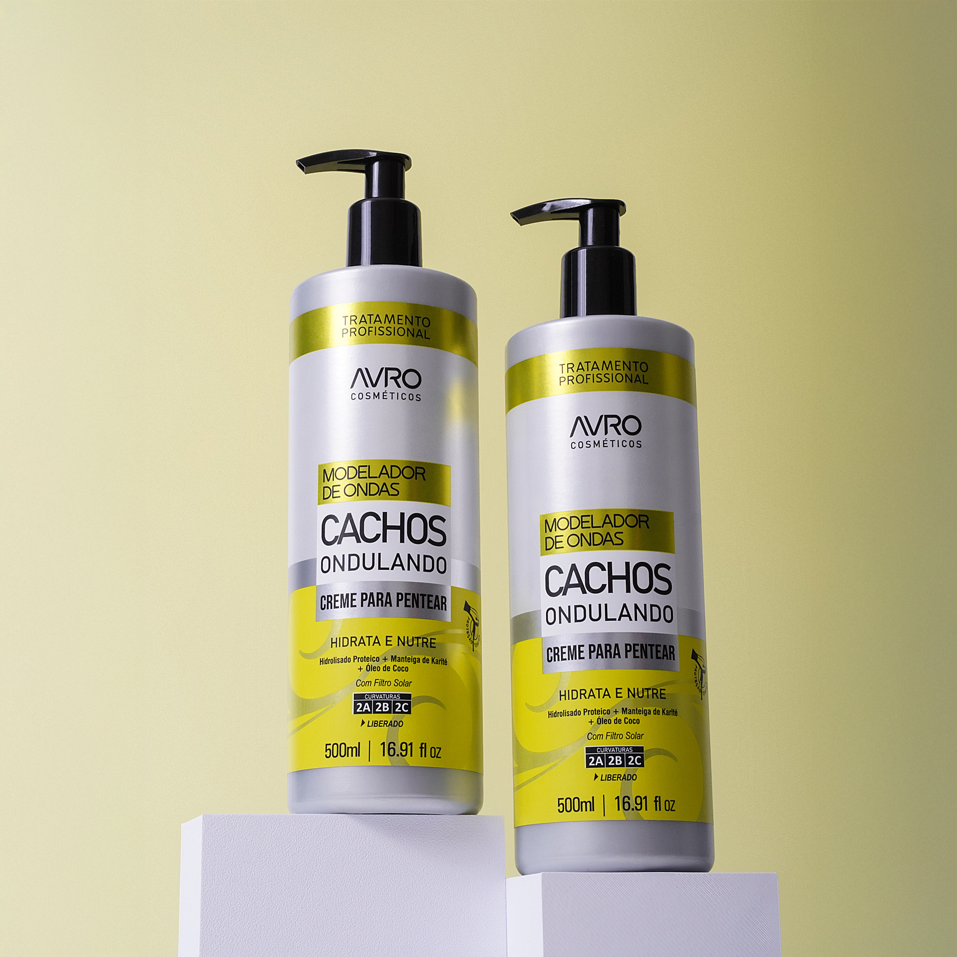 Creme Para Pentear Cachos Ondulados 500ml